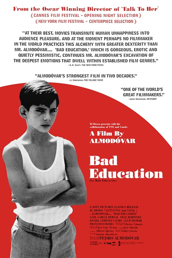 Cartel de La mala educación